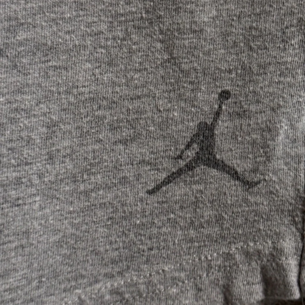 Jordan Girls XL 13-15yrs Gray Black 23‎ Print Raglan 3/4 Sleeve Shirt